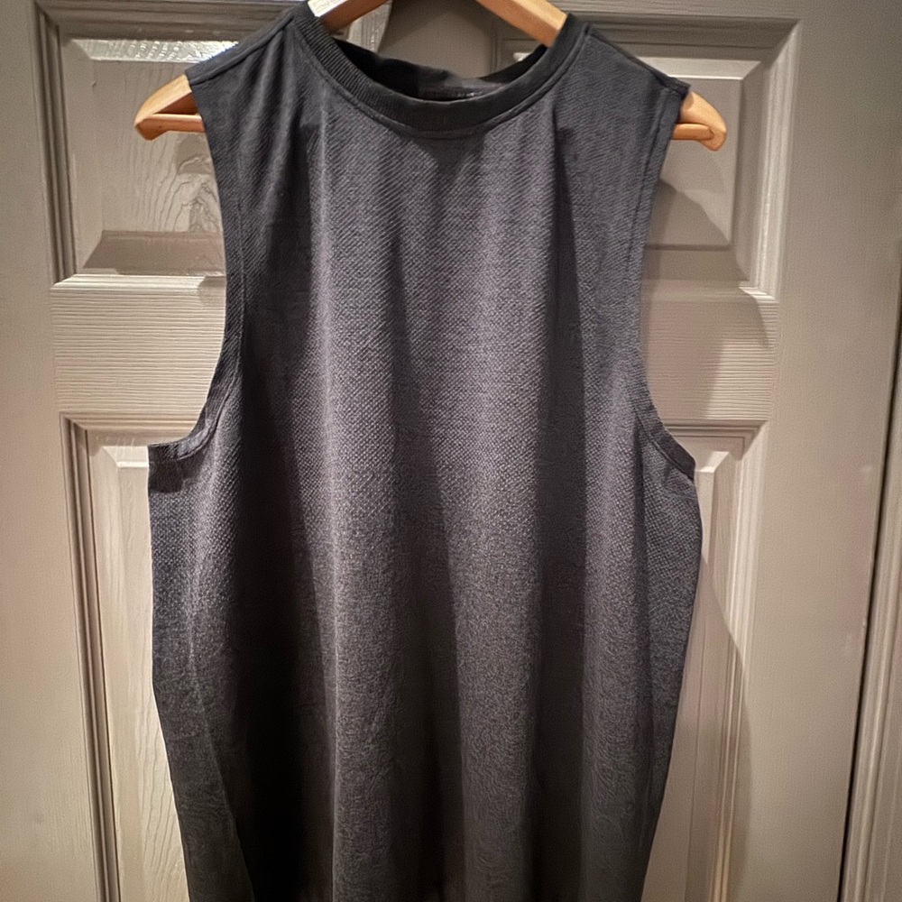 VRST Circuit Seamless Space Dye Charcoal/Grey Tank Top Size XL